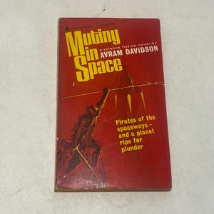 1964 Mutiny in Space, Sci-Fi-Roman von Avram Davidson, Vintage Space Age Science Fiction Taschenbuch