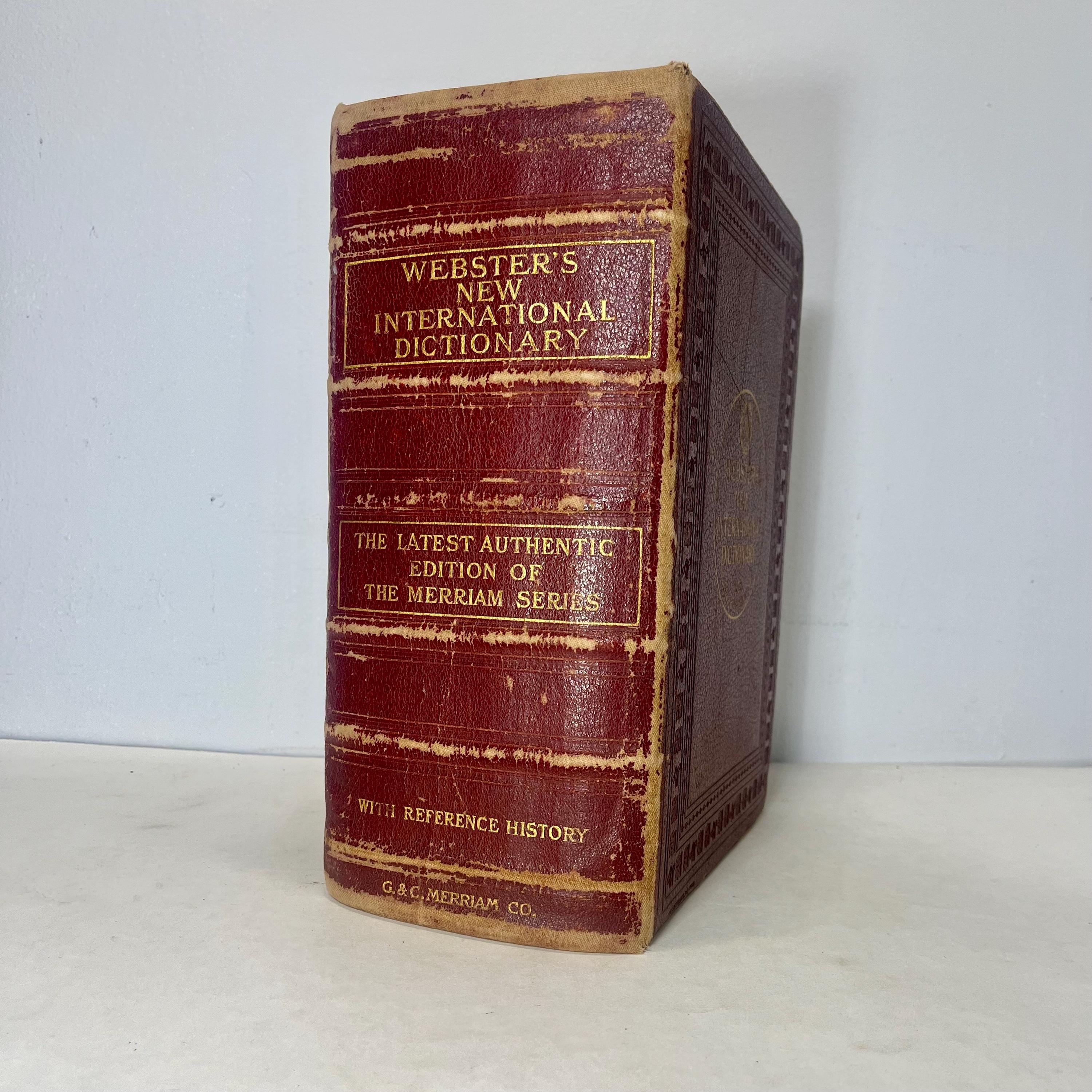 1923 HUGE Webster New International Dictionary, Unabridged 1923 HUGE Webster New International Dictionary, Unabridged