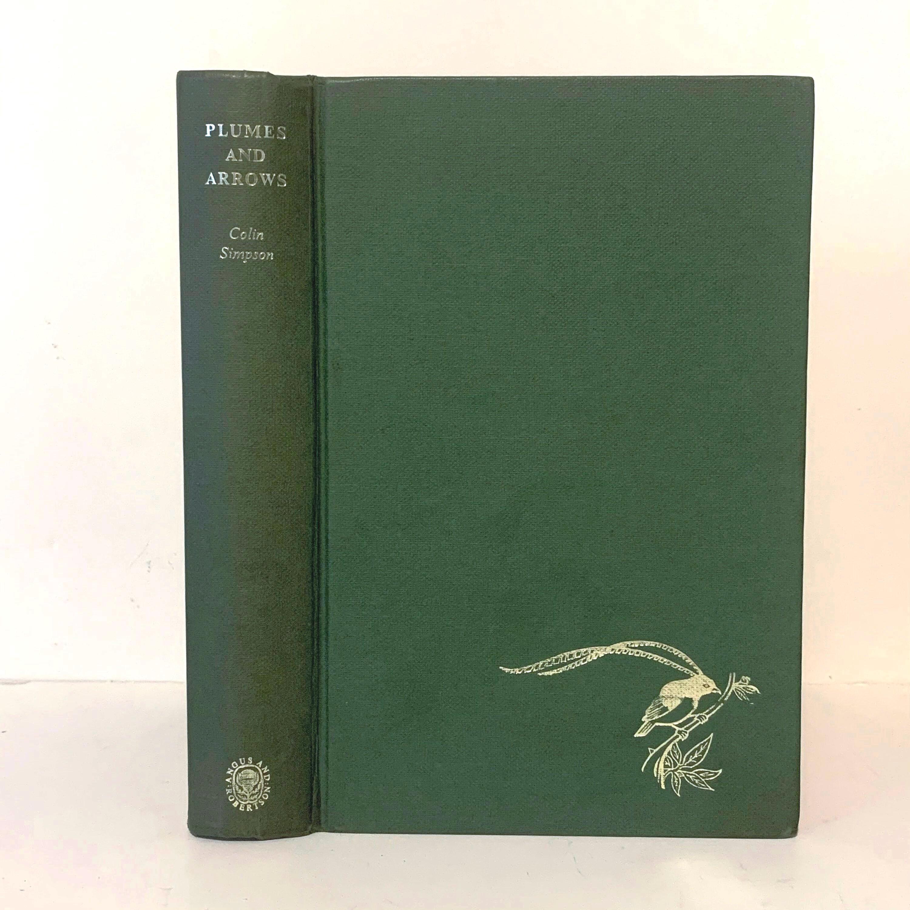 1st Edition Plumes and Arrows: Inside New Guinea by Colin Simpson, 1963, Vintage Book