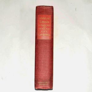 1954 Abraham Lincoln by Carl Sandburg, First Edition Hardcover