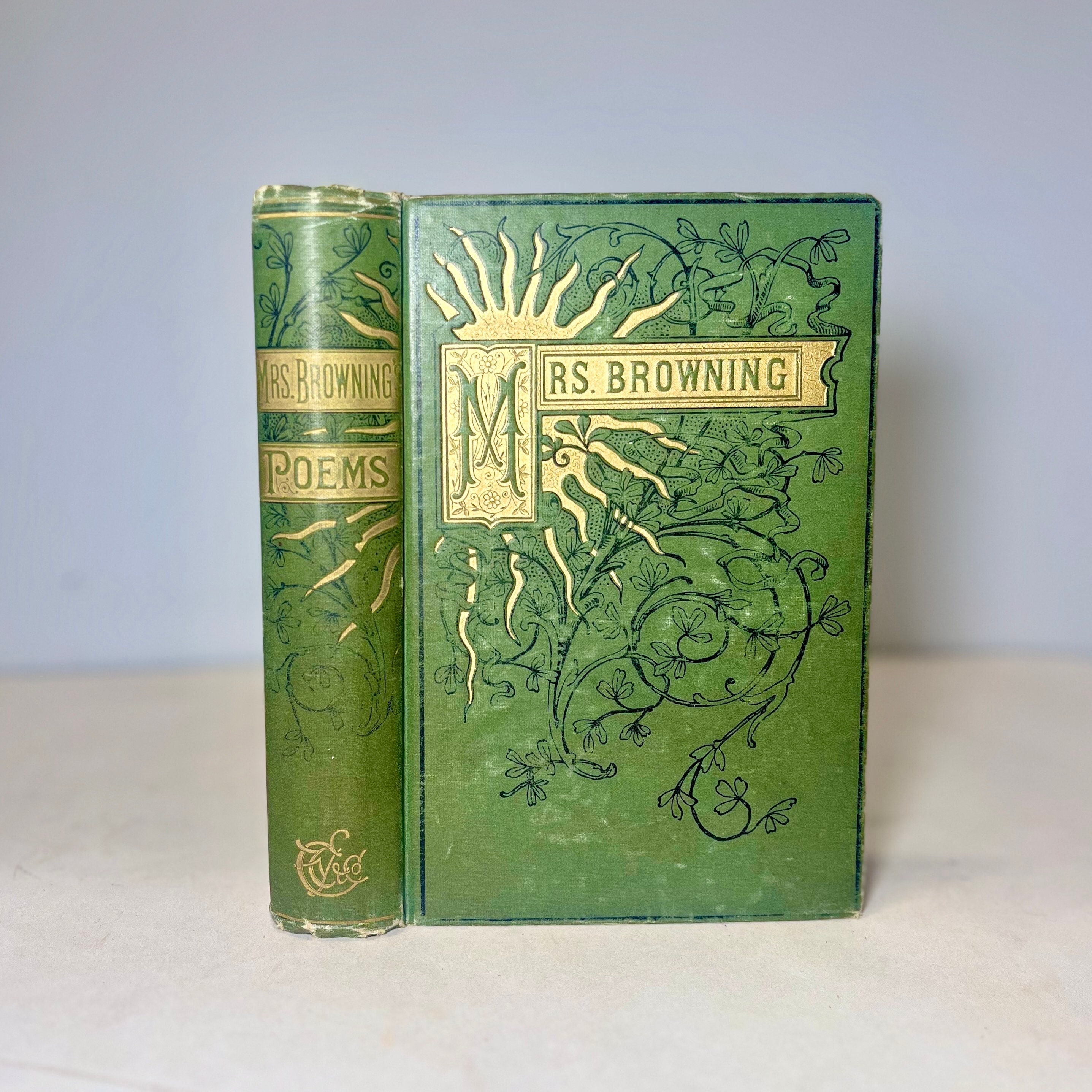 1856 Poetical Works by Elizabeth Barrett Browning, Antique Book, Complete Works of Mrs. Browning From the Twelfth London Edition - Etsy 1856 Poetical Works by Elizabeth Barrett Browning, Antique Book, Complete Works of Mrs. Browning From the Twelfth London Edition - Etsy
