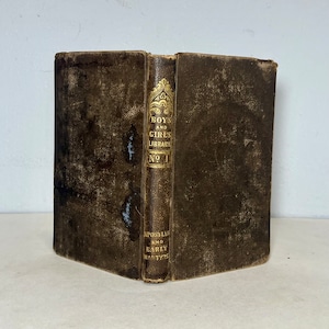1843 Lives of Apostles and Martyres of the Church, Victorian Antique Book of Religious History