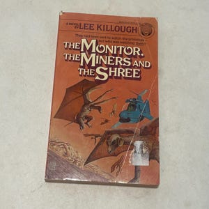 First Edition 1980 The Monitor, the Miners and the Shree by Lee Killough, Vintage Fantasy Science Fiction Paperback Book