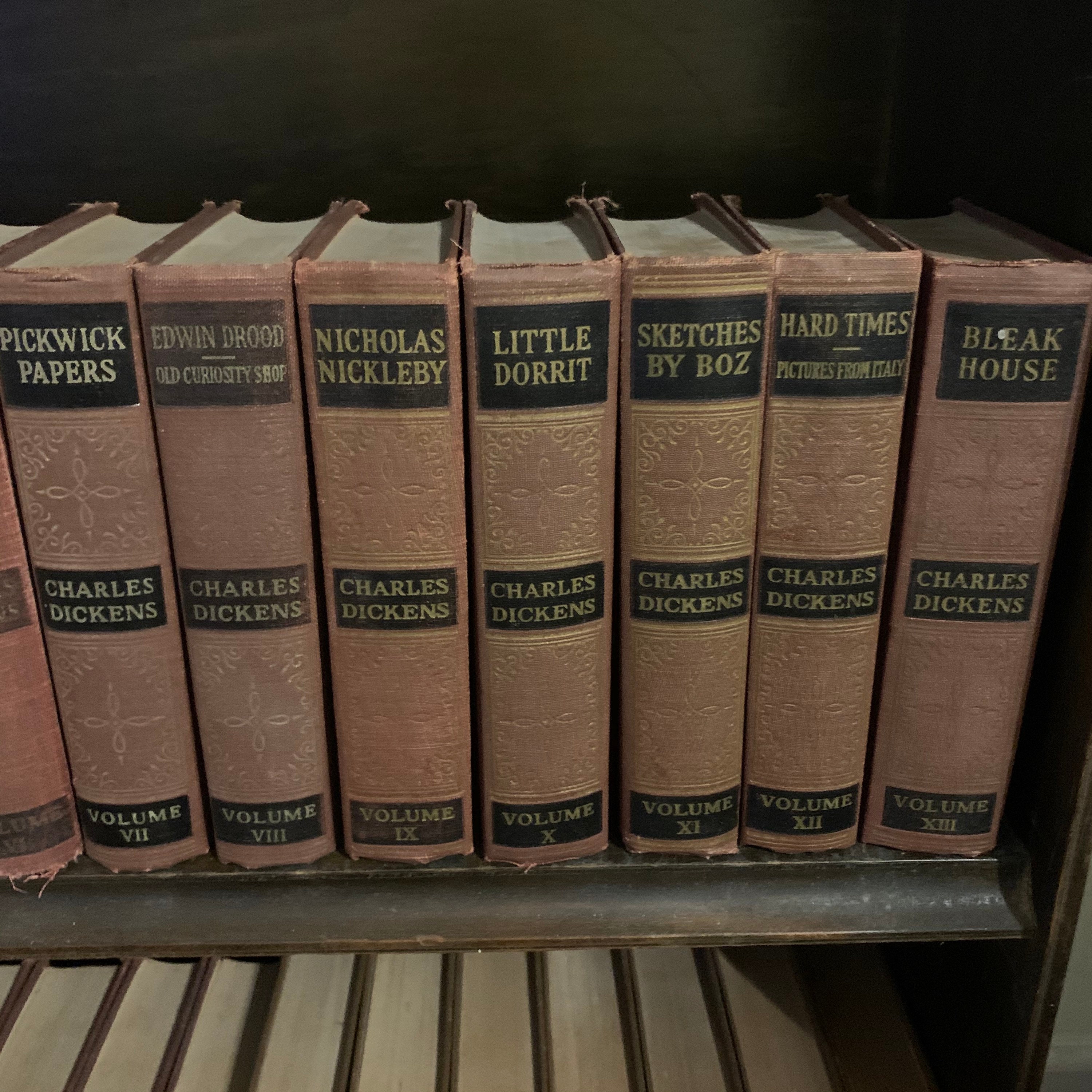 Charles Dickens 1936 / Complete Set of his Works in 20 Volumes Etsy