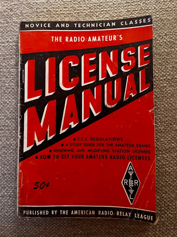 1951 the Radio Amateurs License Manual for Novice picture image