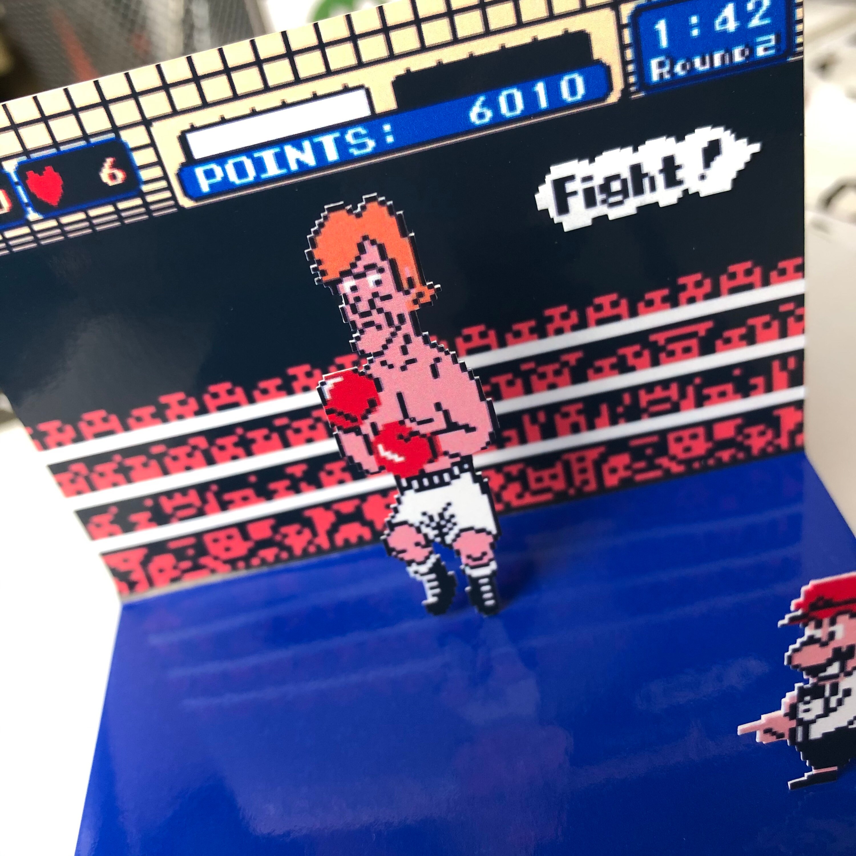Nintendo Punch Out Nes 3D Cube Handmade Diorama Etsy