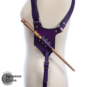 Wand Shoulder Holster - Leather