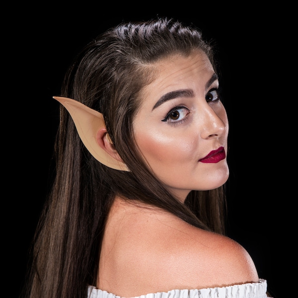 Leather Cosplay Elf Ear Cuffs