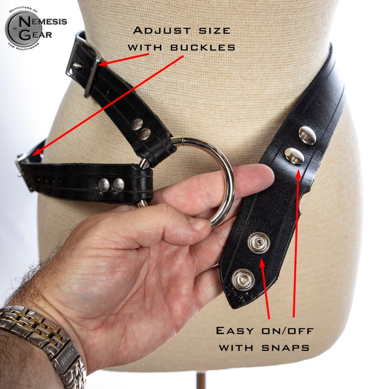 Leather 2 Timer Belt image 7