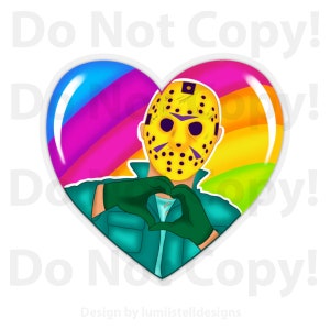 Killer Heart | 3x2 1/2 Kiss-Cut Stickers