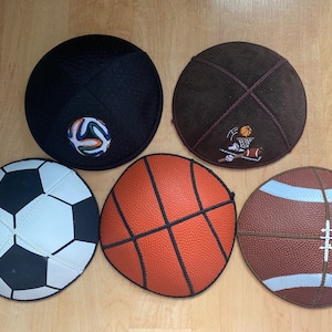 NEXT DAY SHIPPING. Sports kippot - Shabbat and Jewish Holidays - Judaica gift