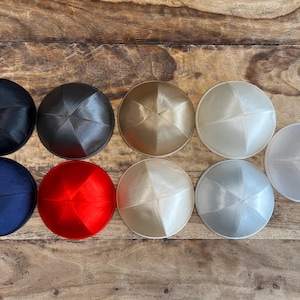 NEXT DAY SHIPPING. Satin kippot - Shabbat and Jewish Holidays - Judaica gift