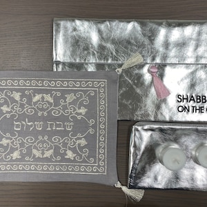 IN STOCK. Shabbat on the Go set scrolls - Shabbat and Jewish Holidays - Judaica gift