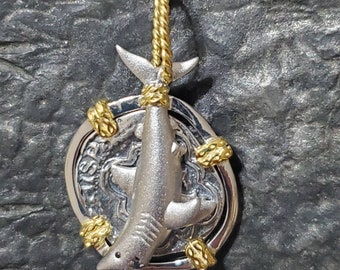 Atocha shark pendant sunken treasure coin jewelry