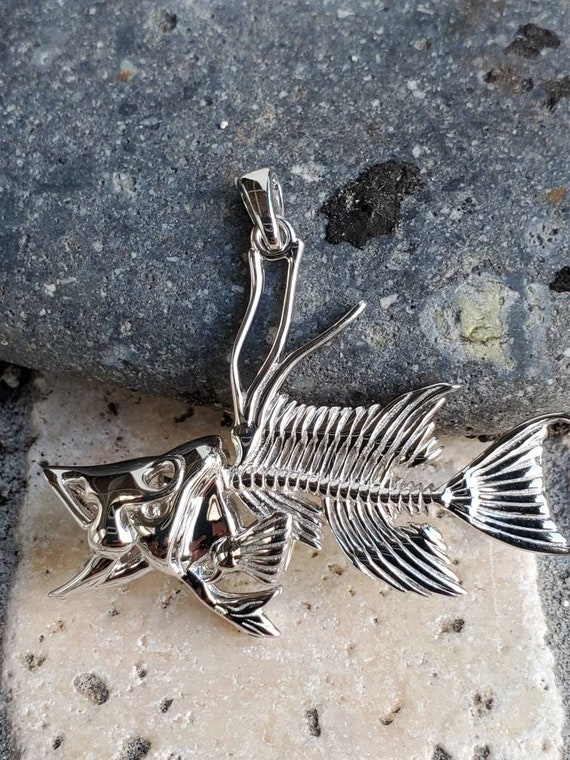Skeleton fish deals jewelry