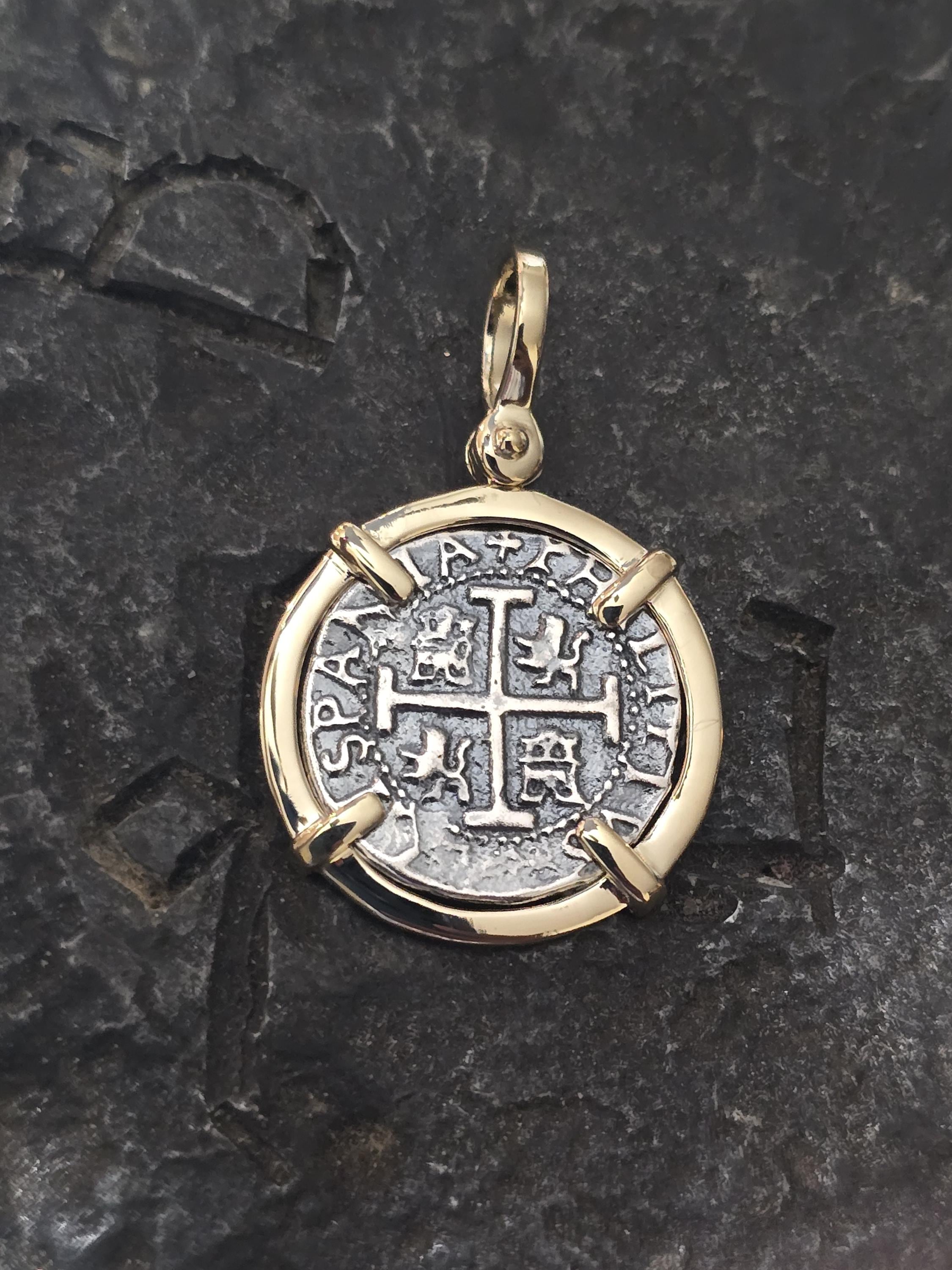 Atocha Shipwreck Sunken Treasure Coin 14kt Vermeil - Etsy