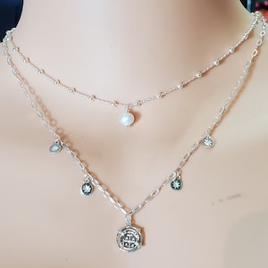 Atocha silver coin and pearl necklace shipwreck sunken treasure jewelry