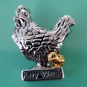 Key west rooster bead chicken style beads