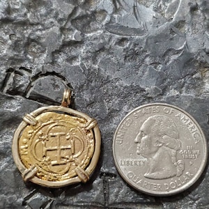 Atocha 14kt solid gold coin