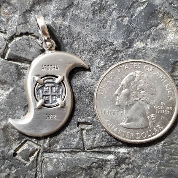 Atocha coin hurricane pendant