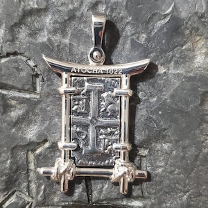 Atocha silver 1622 pendant shipwreck sunken treasure coin