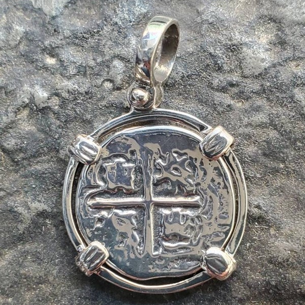 Atocha shipreck treasure coin pendant