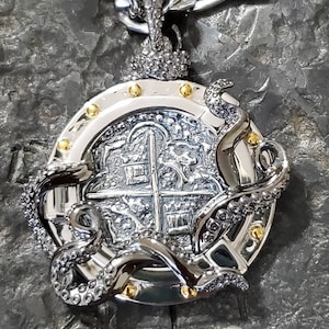 Atocha large porthole octopus pendant shipwreck sunken treasure limited edition