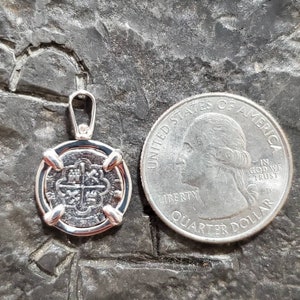 Small Atocha pendant treasure shipwreck silver coin