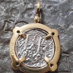 Atocha 14kt Gold Overlay Shipwreck Treasure Coin 1622 - Etsy