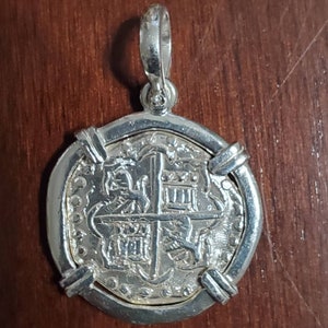 Atocha shipwreck coin pendant