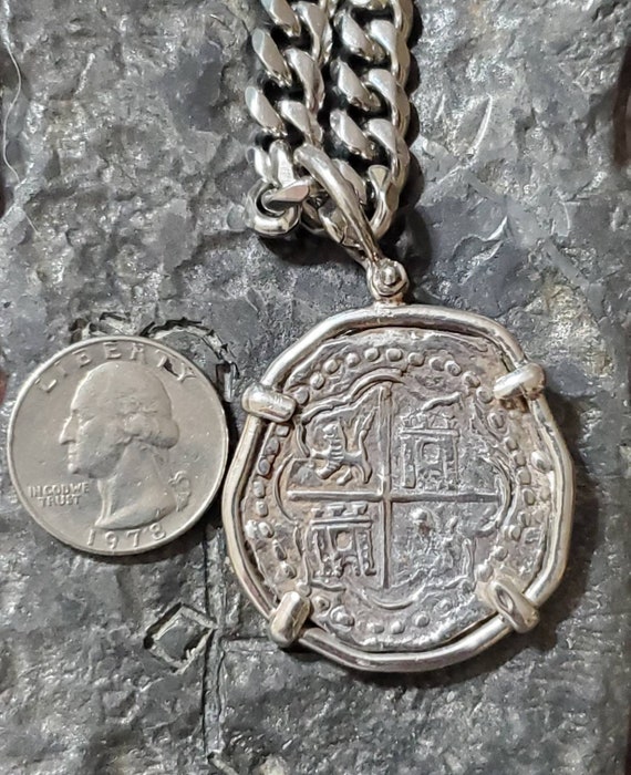 Atocha shipwreck コイン　シップレックコイン Atocha Shipwreck Silver Coin: Spanish Treasure Replica - Etsy