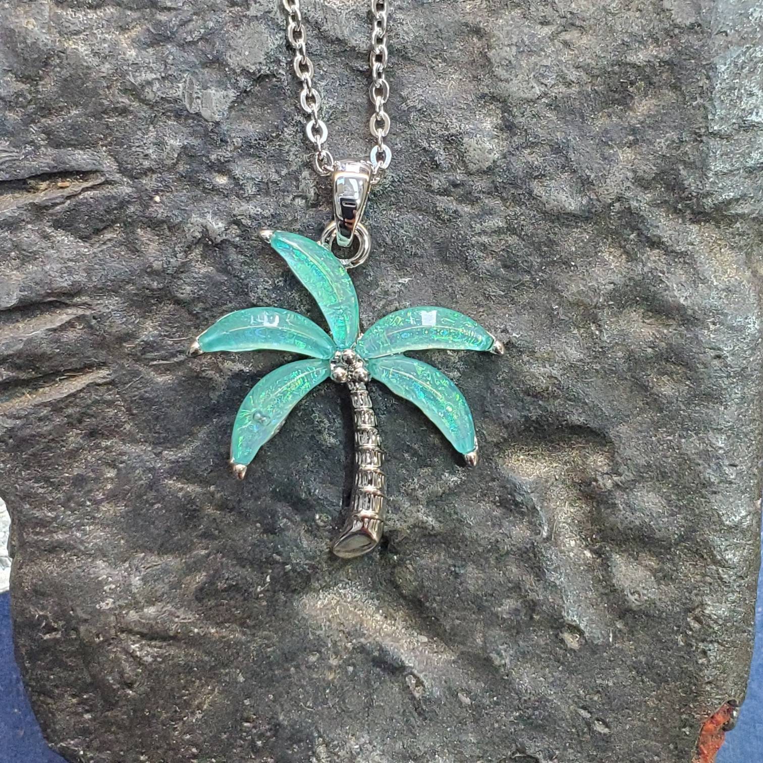 CRAFTD London ネックレス ICED PALM TREE PENDANT SILVER Silver Iced Palm Tree Pendant | CRAFTD London