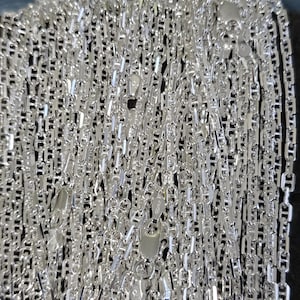 Sterling silver 2.2mm anchor chain Italian made