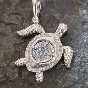 Atocha silver turtle pendant shipwreck treasure