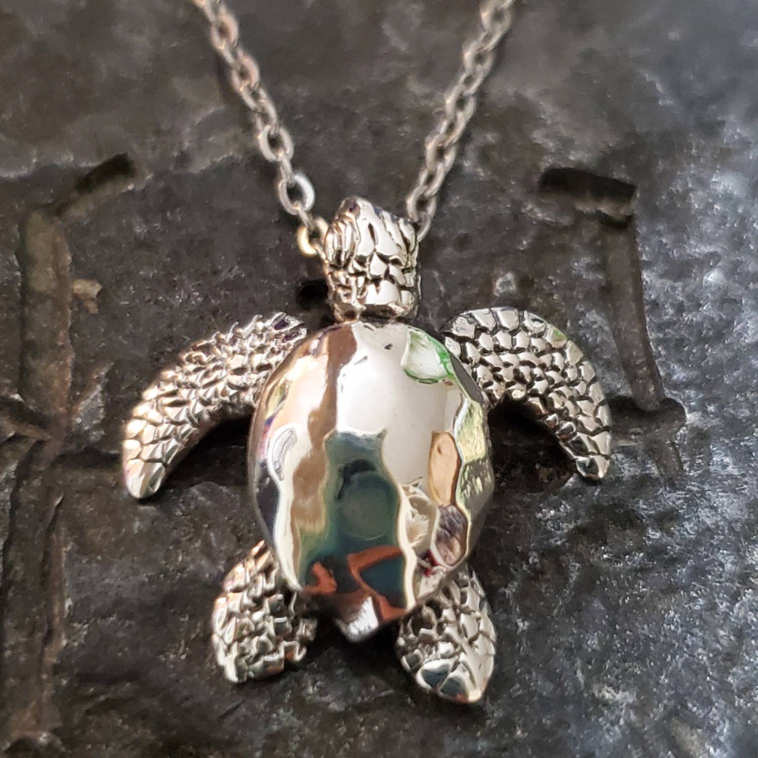  2023 New Sea Turtle Necklace Sterling Silver Love