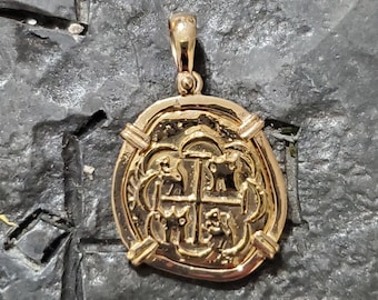 Solid Atocha Shipwreck Treasure Mel Fisher Silver Coin Pendant - Etsy