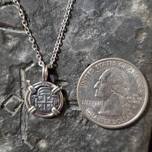 Atocha mini silver pendant with chain
