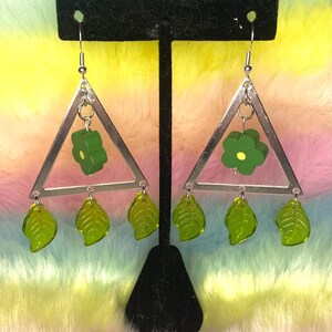 Flower Power Dangle Earrings