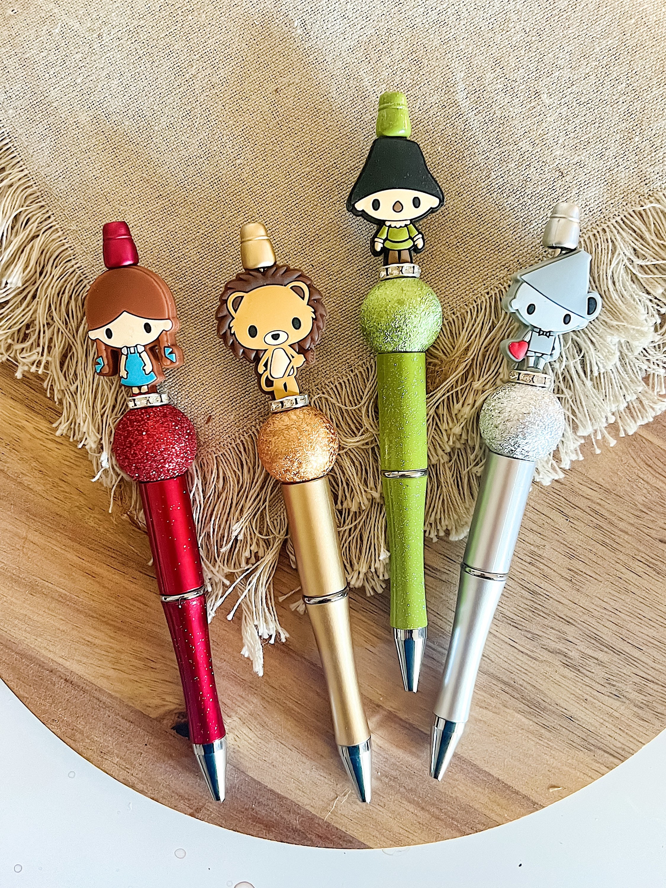 WIZARD OF OZ Silicone Focal Beads DIY pens keychains Dorothy Lion