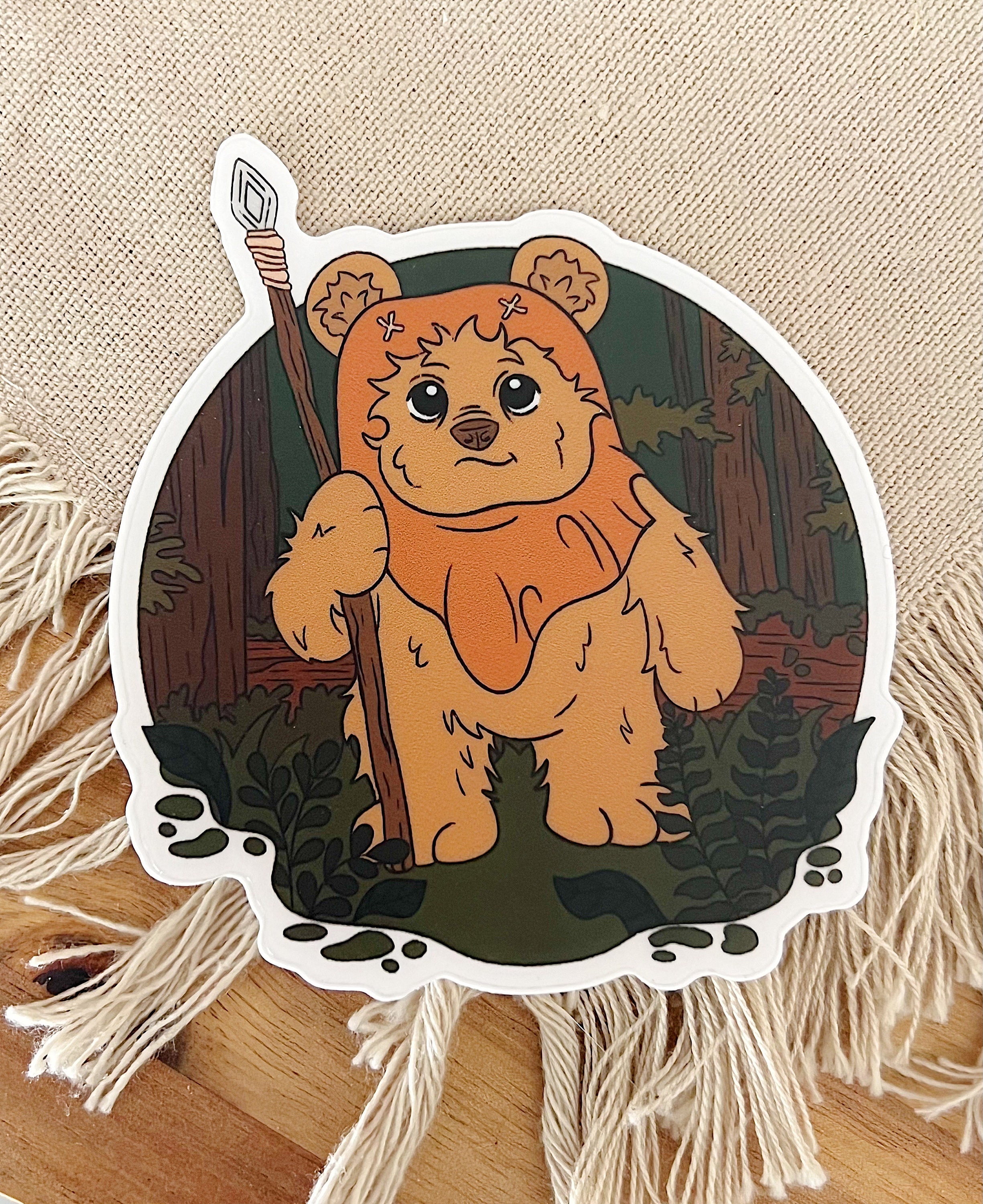 Little Bear Sticker, Clear Vinyl Sticker - Etsy