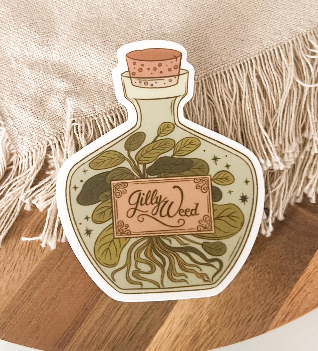 Gillyweed Potions Sticker, Clear Vinyl Sticker - Etsy
