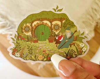 The Shire Sticker, clear vinyl sticker