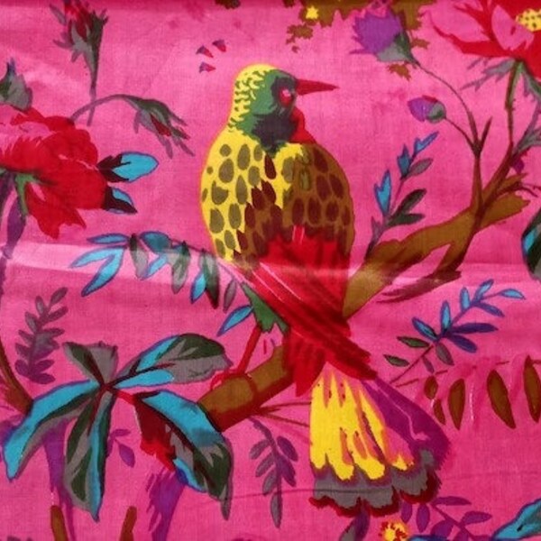 Bird Fabric Etsy