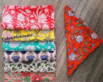 Home Use Personal Use Custom Order Napkins Hand Block Print Napkins Block Print Napkins Cotton Napkins For Dinning Table
