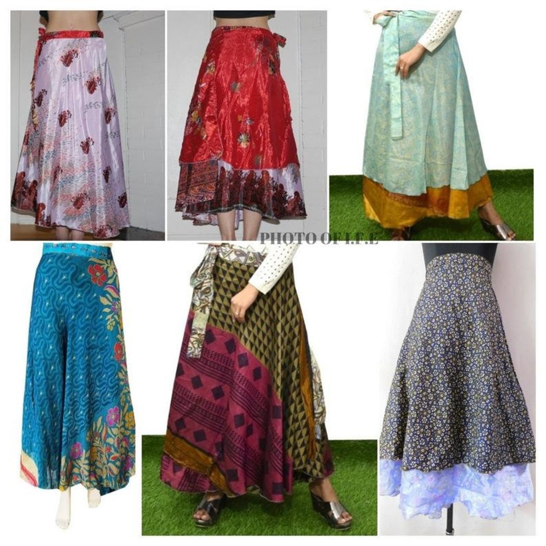Wholesale Lots Silk Skirts Women Skirts Maxi Skirts Boho - Etsy