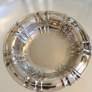 Silver presentation bowl
