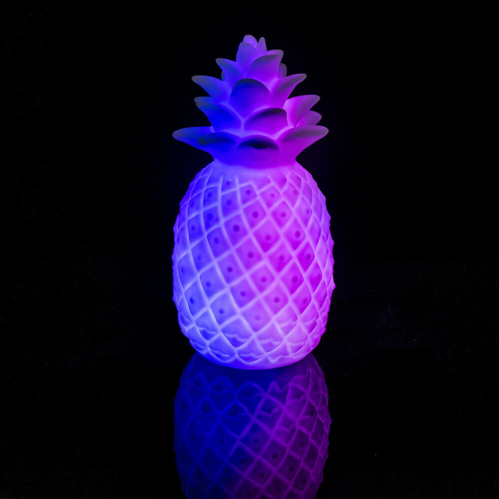Light up Pineapple Mood Light Led Colour Changing Night Light Etsy
