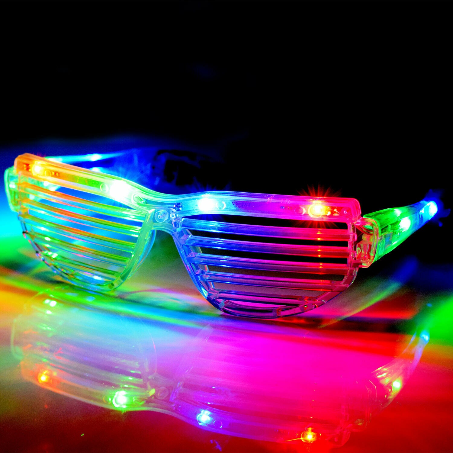 Led shutter shades flashing glasses rave club party fancy Etsy