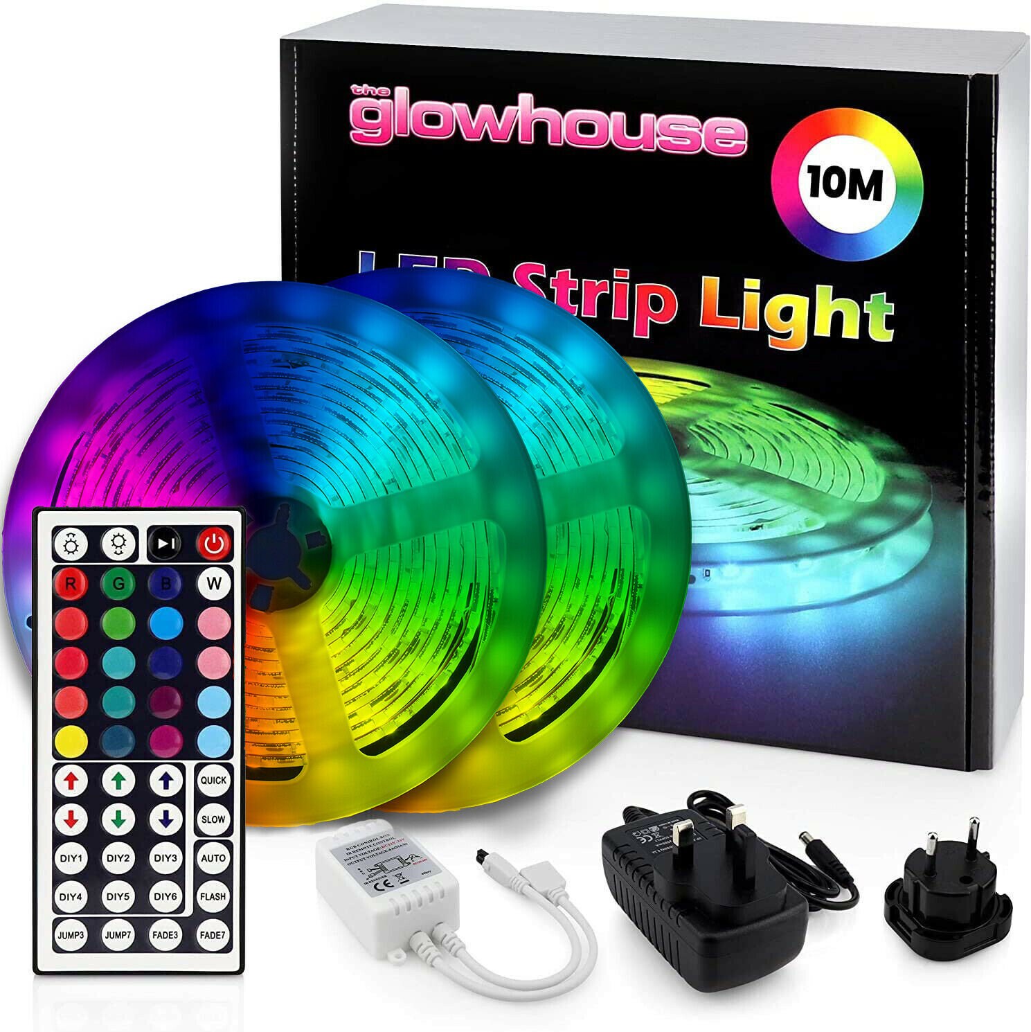 Led strip lights colour changing 5050 rgb tape 10 metre Etsy