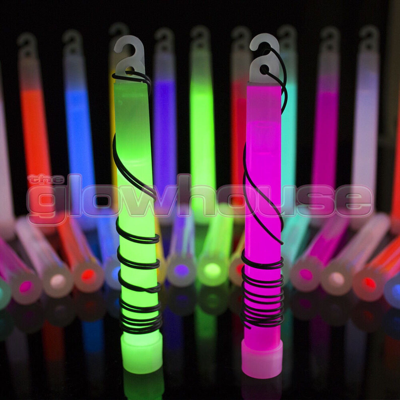 25 x 6 inch 1.5cm thick glow sticks premium quality 6 Etsy
